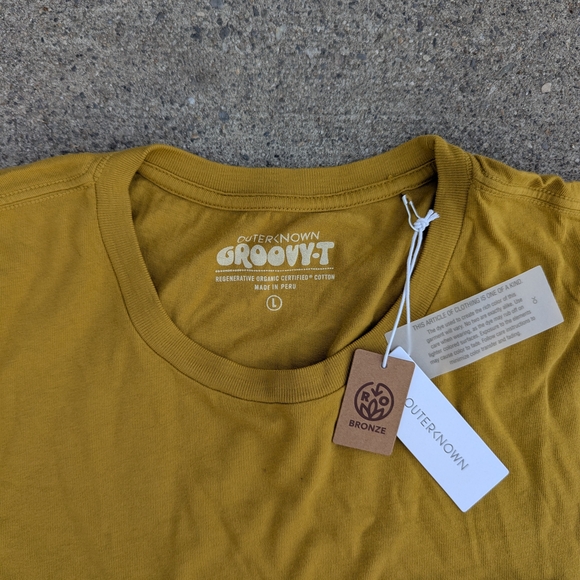 Outerknown Gray Crew Neck T-Shirt - Picture 4 of 8